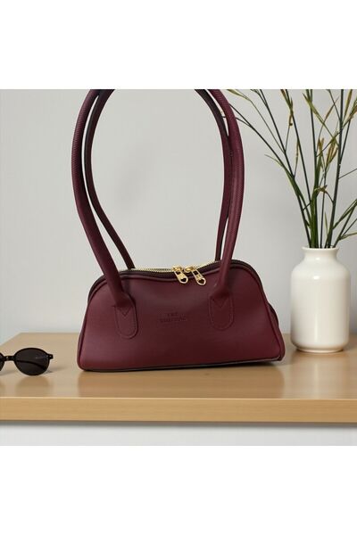 Gözde Mağazacılık حقيبة كتف طويلة على شكل باجيت