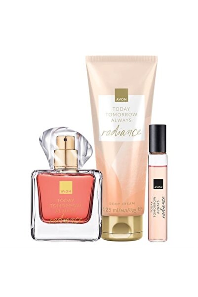 AVON TTA Radiance 3-piece set — Eau de Parfum 50 ml, Body Lotion 125 ml, Mini Eau de Parfum