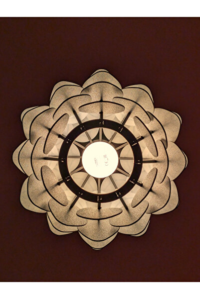 Muvesta Yaprak Desenli Lotus Sarkıt Avize - Modern Dekoratif Avize - Salon & Oturma Odası