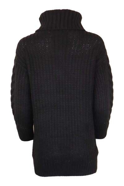 Brave Soul Wool Black Blouse - S, Black, 100% acrylic