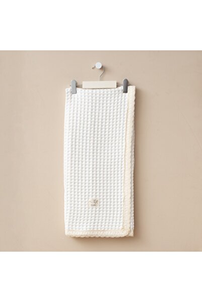 Pasillo بطانية أطفال هدية من القطن بنمط الوافل للأطفال حديثي الولادة من البنا...