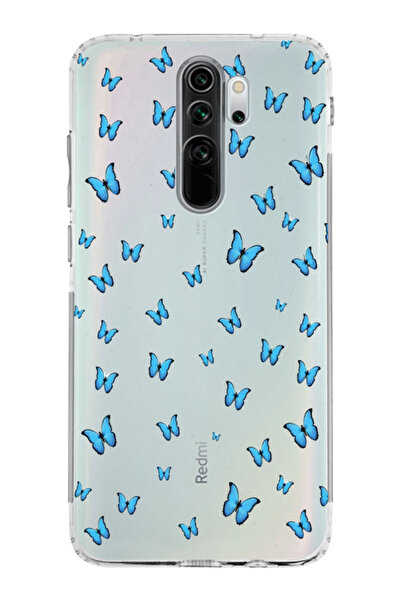 Elorakılıf Xiaomi Redmi Note 8 Pro Uyumlu Baskılı Yumuşak Silikon Şeffaf Tele...