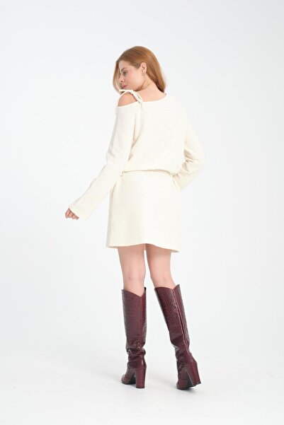 Shoppingdimoda 100% Cotton Above-The-Knee Comfortable Cut Casual Dress