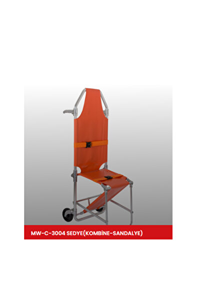 Medikalbirlik SEDYE(KOMBİNE-SANDALYE) - MW-C-3004 Hasta taşıma sandalyesi merdiven indirme sedyesi ambulans sedye