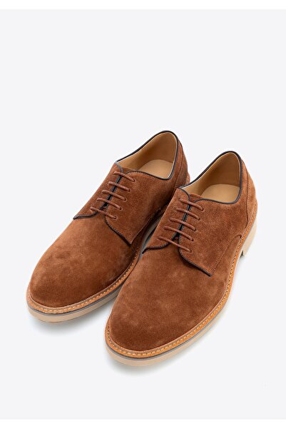 Wittchen Men's Brown Suede Leather Derby Shoes