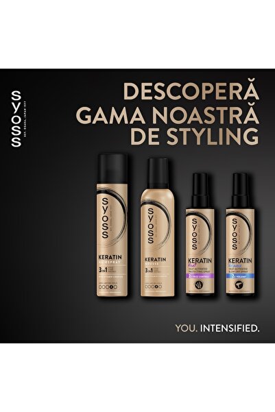 Syoss Spray de protecție termică KERATIN & VOLUME, 200 ml