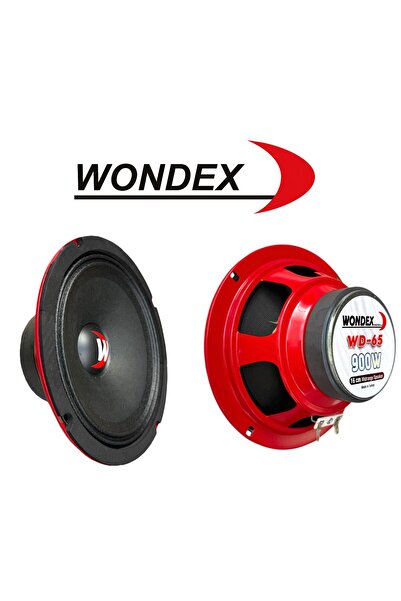 wondex Wd-65 Çifti 1800wat-200w Rms 16 Cm Oto Midrange Hoparlör