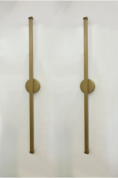 gaziantepavize Zümrüt Eskitme Sultan 70cm Beyaz Işık Ledli Pilli Aplik - 2 Adet Fiyatıdır - Pil Dahildir