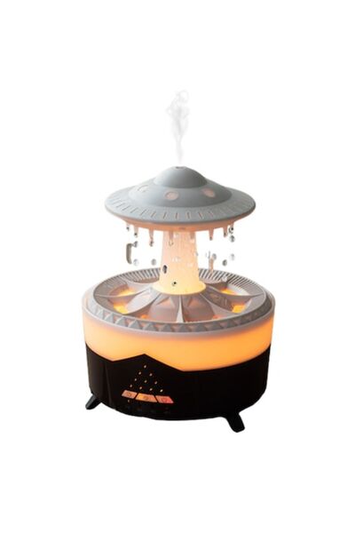 FoTehniq Raindrop UFO Aroma Diffuser & Humidifier, 350 ml, Remote, 7 LED Colors