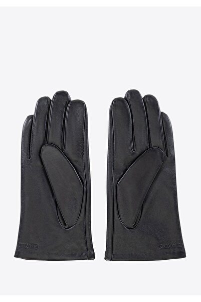 Wittchen Men's insulated leather gloves black and brown black and brown leather