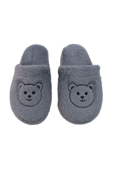 ALB TERLİK AYAKKABI SAN. TİC. LTD. ŞTİ. Cute Women's Plush Teddy Bear House Slippers – Warm Lightweight, Non-Slip, and Soft Comfort