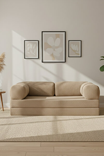 Evessan 100x200 Kanepe - Fitilli Kadife Kumaş Çok Amaçlı Aktivite Koltuğu & Y...