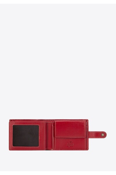 Wittchen Women's Leather Wallet with Stitching, Red, Leather