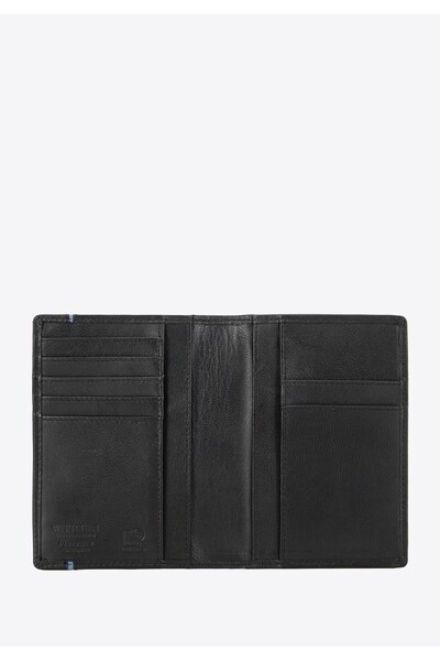 Wittchen Portofel bărbătesc din piele cu inserție contrastantă negru, piele n...