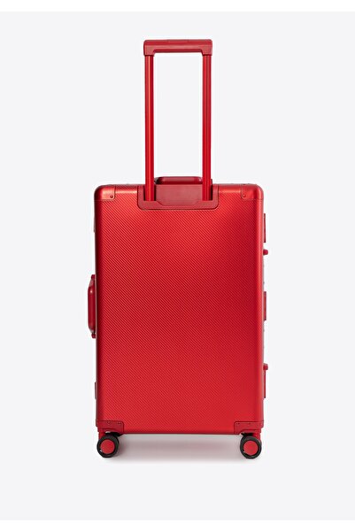 Wittchen Men's Small and Medium Aluminum Suitcase Set Red Red Aluminum