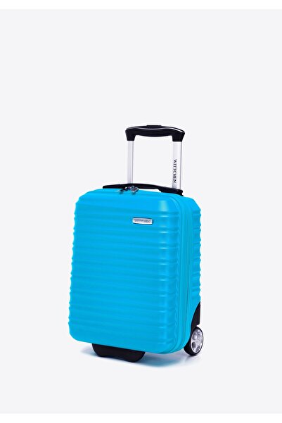 Wittchen Valiză de cabină bărbătească cu nervuri ABS albastră