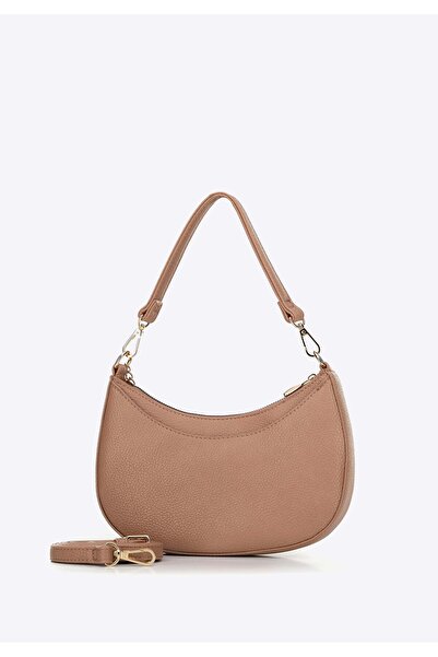 Wittchen Geantă de damă tip baghetă cu lanț, bej, piele