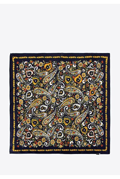 Wittchen EČarfÄ de mÄtase pentru femei cu model paisley, bleumarin, mÄtase bleumarin