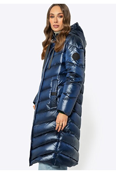 Wittchen Palton matlasat cu puf pentru femei, bleumarin, bleumarin, nailon