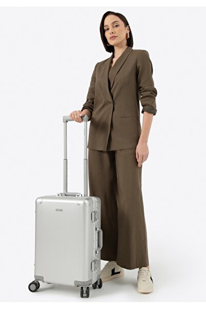 Wittchen Valiză mică bărbătească din aluminiu cu roți, argintiu, argintiu, aluminiu