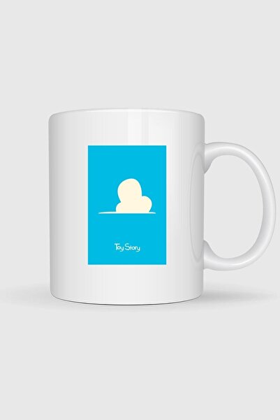 Bahriyeli Collection Toy Story Blue Background Designed Mug Cup