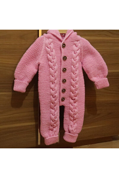 Aykır ı Bebe Aykır-ı Bebe Anti Alerjik El Örgüsü 1-1,5 Yaş Bebek Tulumu