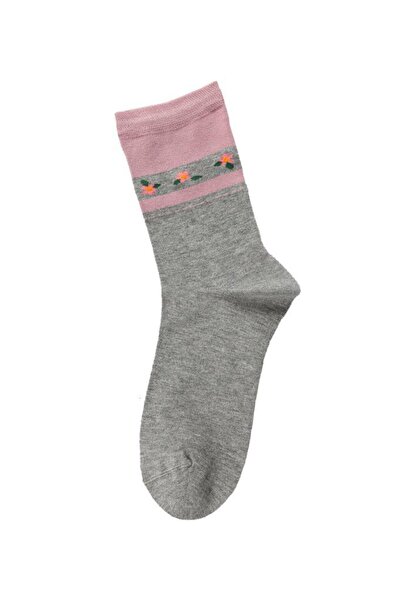 Bolero Women's Premium Stitch-Free Bamboo Hoop Socks Gray