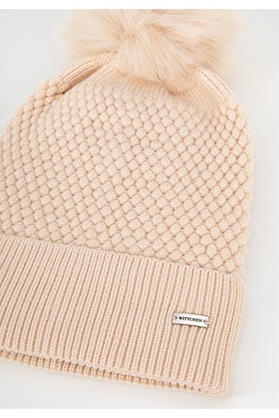 Wittchen Women's Viscose Blend Hat Beige Beige Viscose