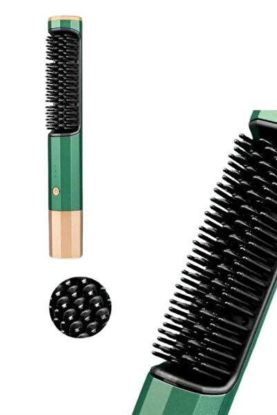 ZERO LAND Lvsqvr Electric Blow Dryer Comb Straightener Anti-Frizz (05857) Blo...