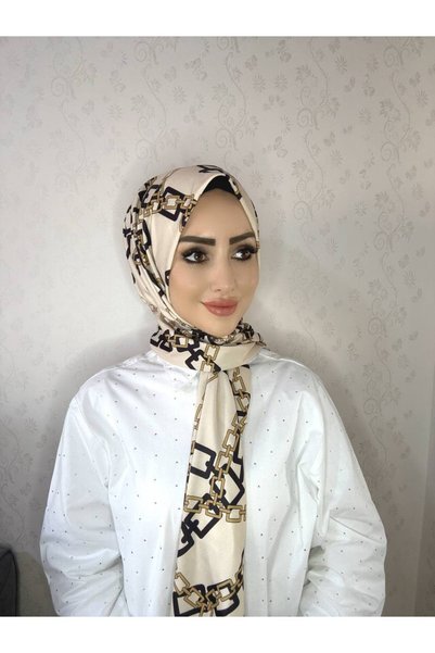 OykumBone DP5 Desenli Pera Çene Altından Cıtcıtlı Hazır Şal