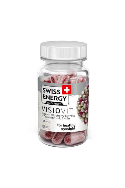 Swiss Energy فيزيوفيت لوتين مستخلص التوت الأزرق 30 كبسولة