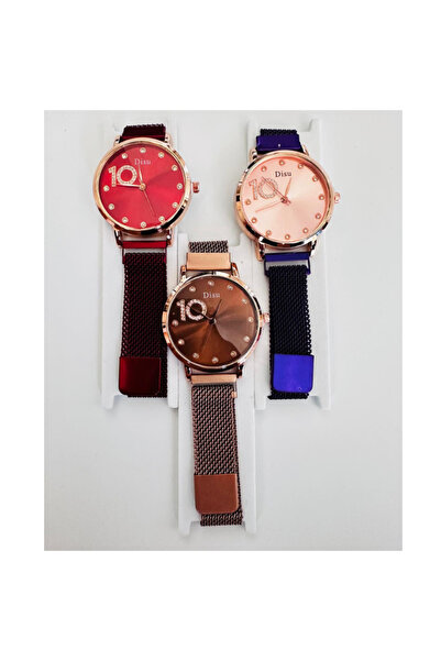 OEM Women's watch with metal strap, magnetic