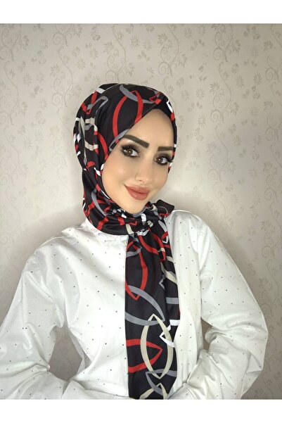 OykumBone DP6 Desenli Pera Çene Altından Cıtcıtlı Hazır Şal
