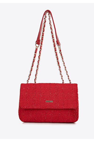 Wittchen Women's Mini Bouclé Bag Red Polyester
