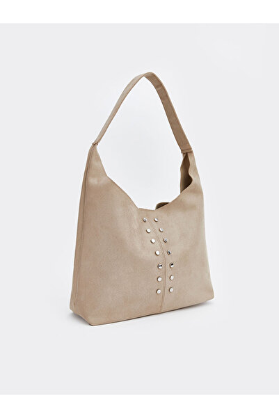 LC Waikiki Sparkling Choices from Shining Store |   Suede Look Women's Shoulder Bag