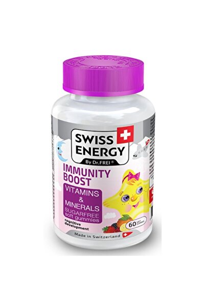 Swiss Energy Immunity Boost Vitamins And Minerals Sugar-Free 60 Soft Gummies
