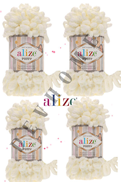 devhome Alize Puffy Hand Knitting Yarns Panduf Blanket Yarn Scarf Cardigan Mat Yarn 9 Meters 100 Grams 6 Pcs