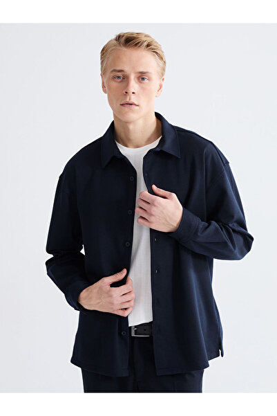 LC Waikiki Ανδρικό μακρυμάνικο πουκάμισο με κανονική εφαρμογή