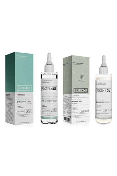 Skin401 Siyah Nokta Karşıtı ve Dengeleyici Tonik 2'li Set