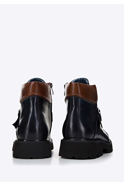 Wittchen Ghete bărbătești din piele cu cataramă, bleumarin, piele