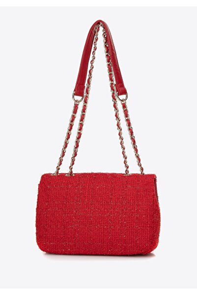 Wittchen Women's Mini Bouclé Bag Red Polyester