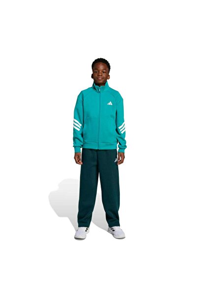 adidas J Fi 3S Ts Children's Green Tracksuit Set Jm1268