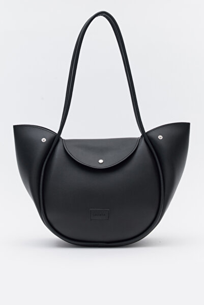 Shanta حقيبة يد وكتف نسائية سوداء كبيرة الحجم D42 للاستخدام اليومي والعمل وال...