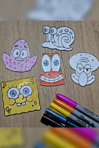 Genç 3D SüngerBob Boyama Seti – Çocuklar İçin Eğlenceli Yaratıcı Aktivite Paketi