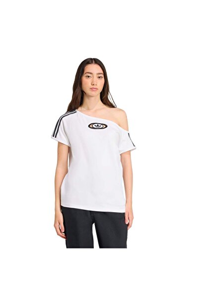 adidas Tricou alb pentru femei OFFSHOULDER KC8795