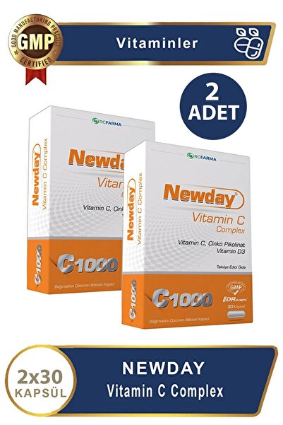 newday humanlife Vitamin C 1000 Complex 30 Kapsül 2 Adet