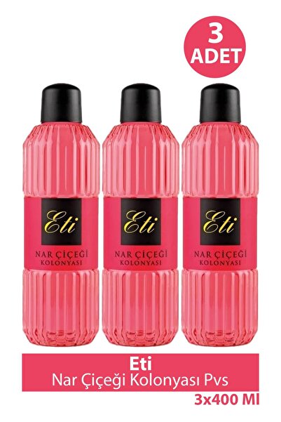 Eti Nar Çiçeği Kolonyası Pvs 400 ml 3 Adet