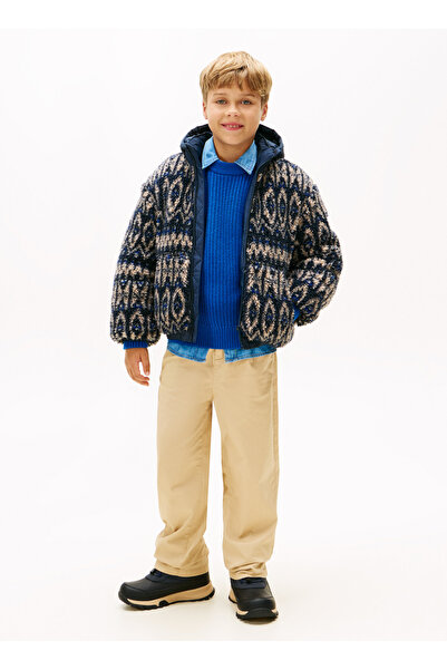 Tommy Hilfiger Mavi Erkek Çocuk Mont KB0KB098820GY
