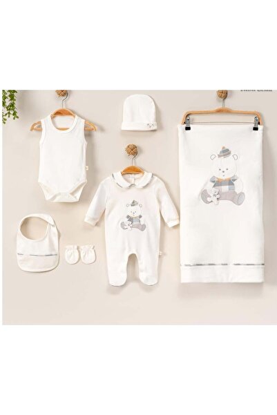 Baby shine طقم استقبال للأولاد حديثي الولادة، 6 قطع، قطن الناعم الطبيعي 100% ...