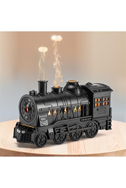 PopZa موزع زيوت عطرية على شكل قطار، سعة 300 مل، رذاذ بارد للعلاج العطري مع وض...